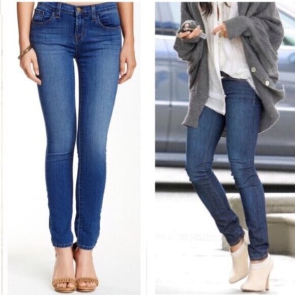 J Brand Blue Skinny Leg Jeans size 27 - Picture 1 of 14